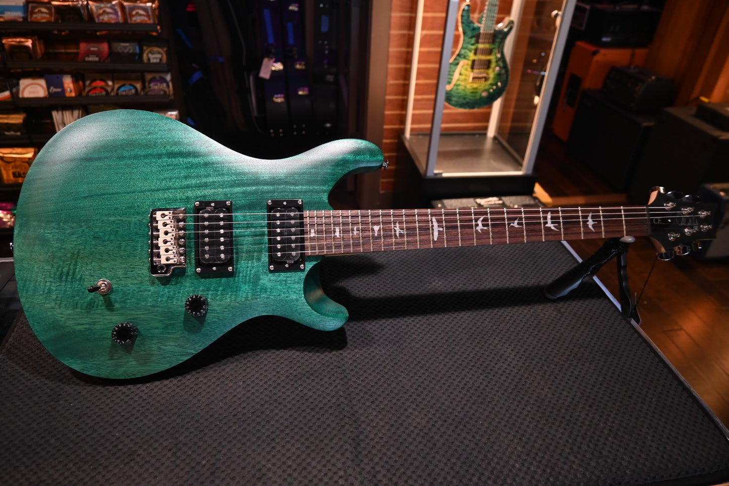 PRS SE CE 24 Standard Satin - Turquoise Guitar #0996