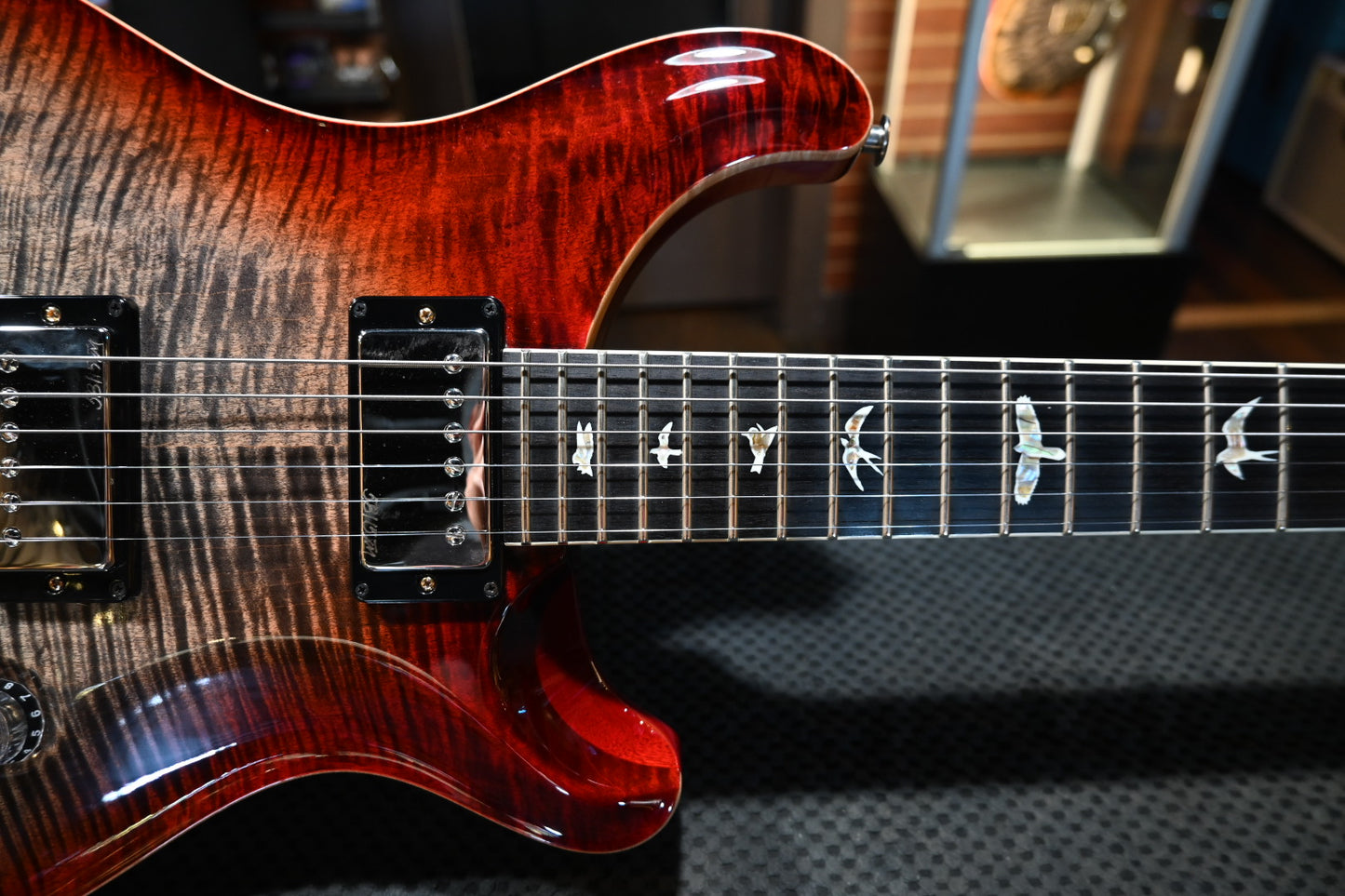 PRS Wood Library McCarty 10-Top - Charcoal Cherry Burst Guitar #9552