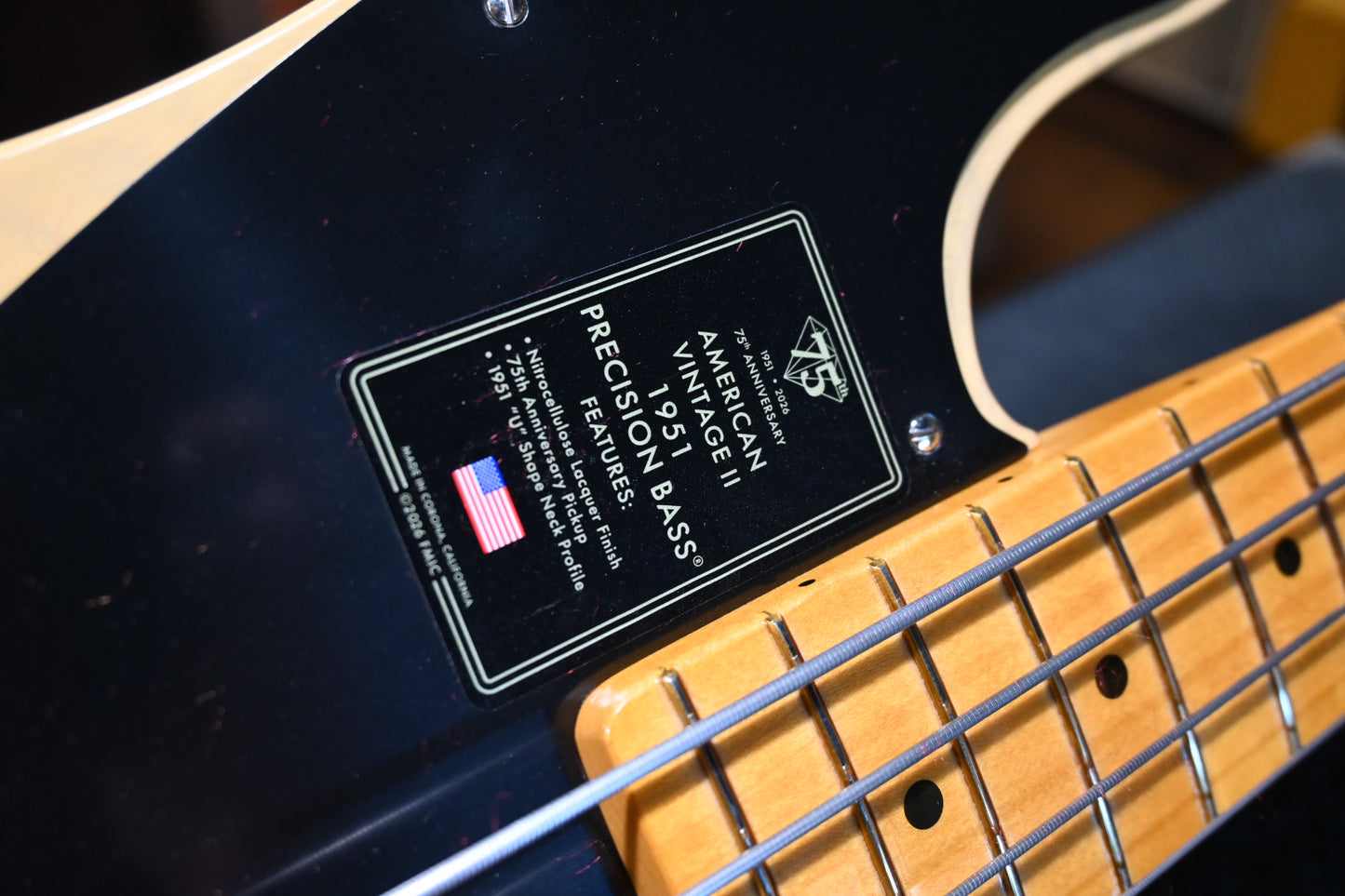 Fender American Vintage II 1951 Precision Bass - Butterscotch Blonde Guitar - Danville Music