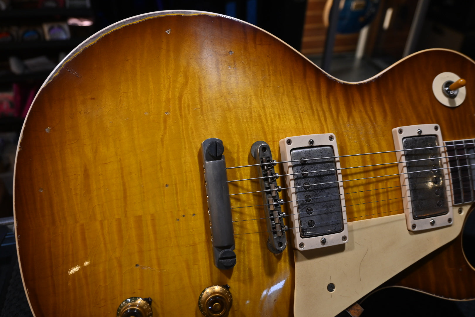 Gibson Custom Shop 1959 Les Paul Standard Reissue Murphy Lab Heavy Aged - Golden Poppy Burst Guitar #2384 - Danville Music