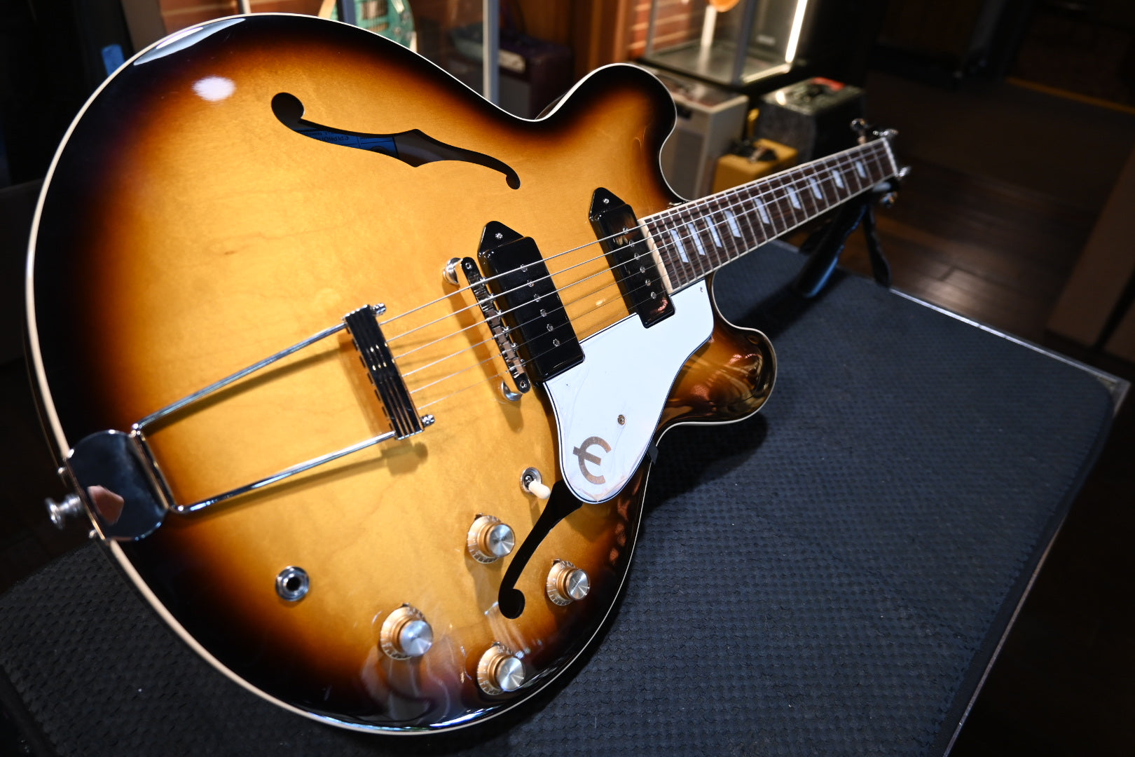 Epiphone Casino USA 2024 - Vintage Sunburst Guitar #0291 - Danville Music