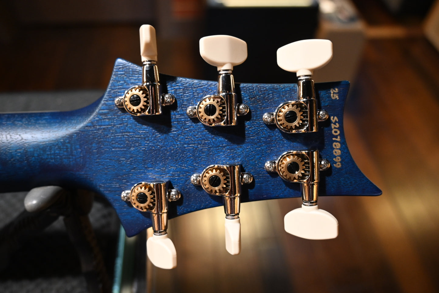 PRS Wood Library S2 McCarty SC 594 Single-Cut - Faded Grey Blue Burst Satin Guitar #8899