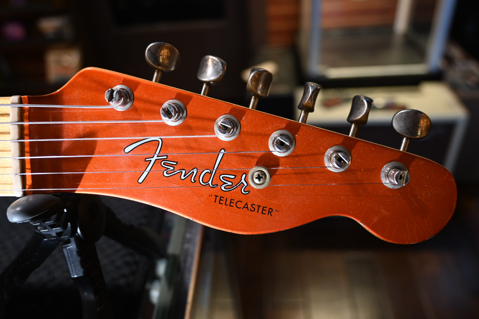 Fender Custom Shop 1952 Telecaster Super Heavy Relic - Faded Candy Tangerine Guitar #9705 - Danville Music