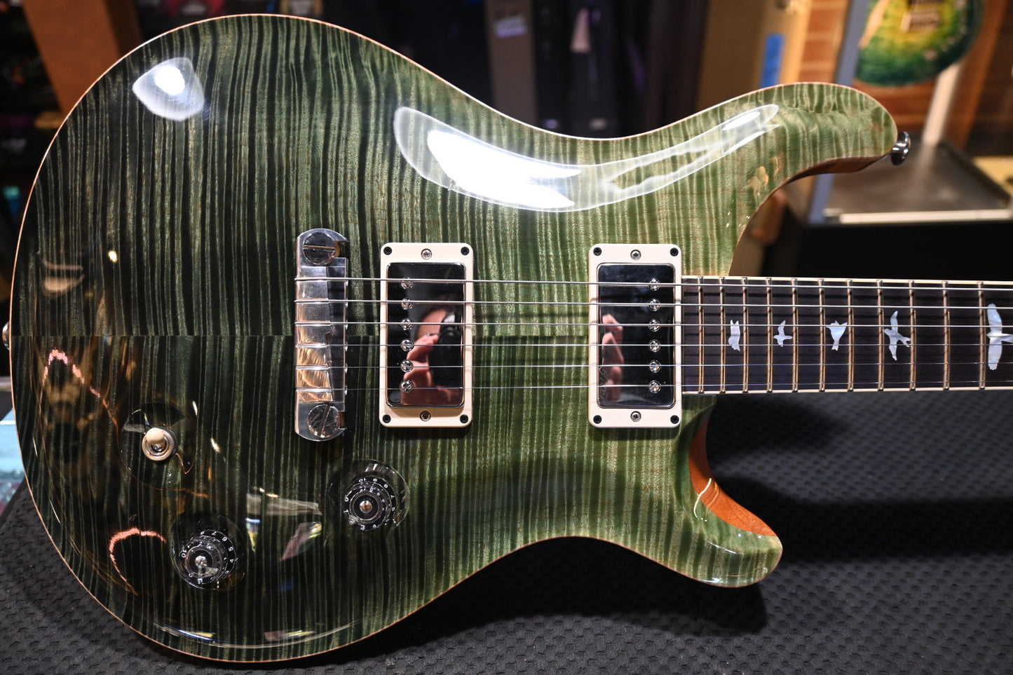 PRS Wood Library McCarty 2014 Brazilian Rosewood - Trampas Green Fade Guitar #6606