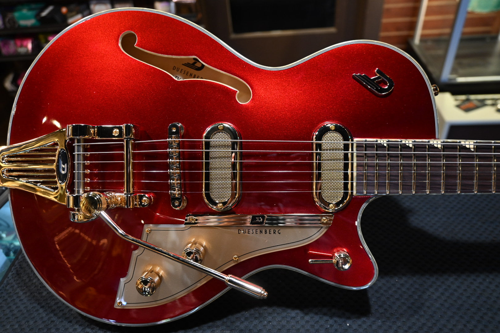 Duesenberg Starplayer TV Phonic - Balboa Red Pearl Guitar #6043 - Danville Music