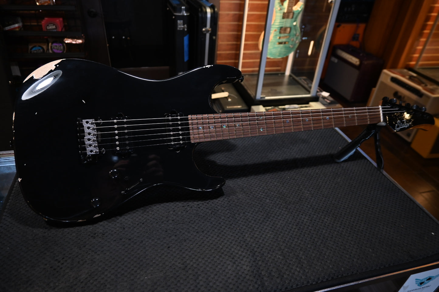 Suhr Custom Standard Antique 2024 - Black Guitar #2751 - Danville Music