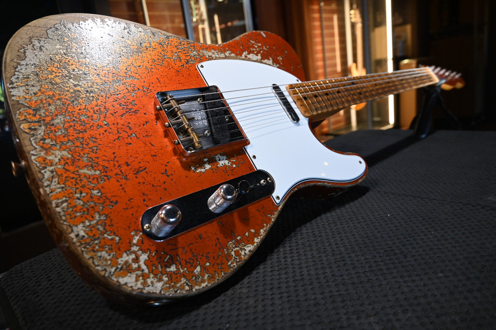 Fender Custom Shop 1952 Telecaster Super Heavy Relic - Faded Candy Tangerine Guitar #9705 - Danville Music