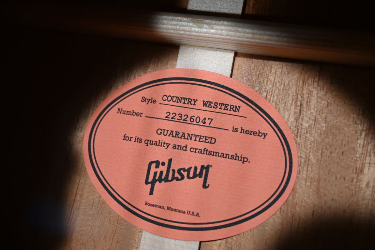 Gibson Country Western ‘60s Original - Antique Natural Guitar #6047