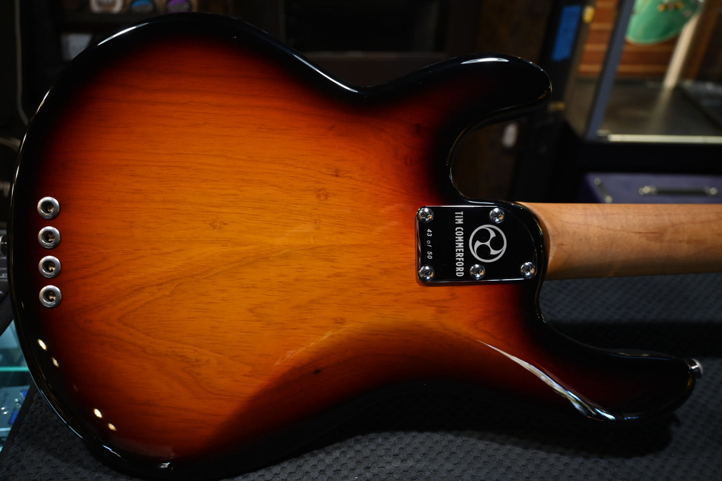 Music Man Stingray Short Scale Tim Commeford - Vintage Sunburst Bass #43 of 50 - Danville Music