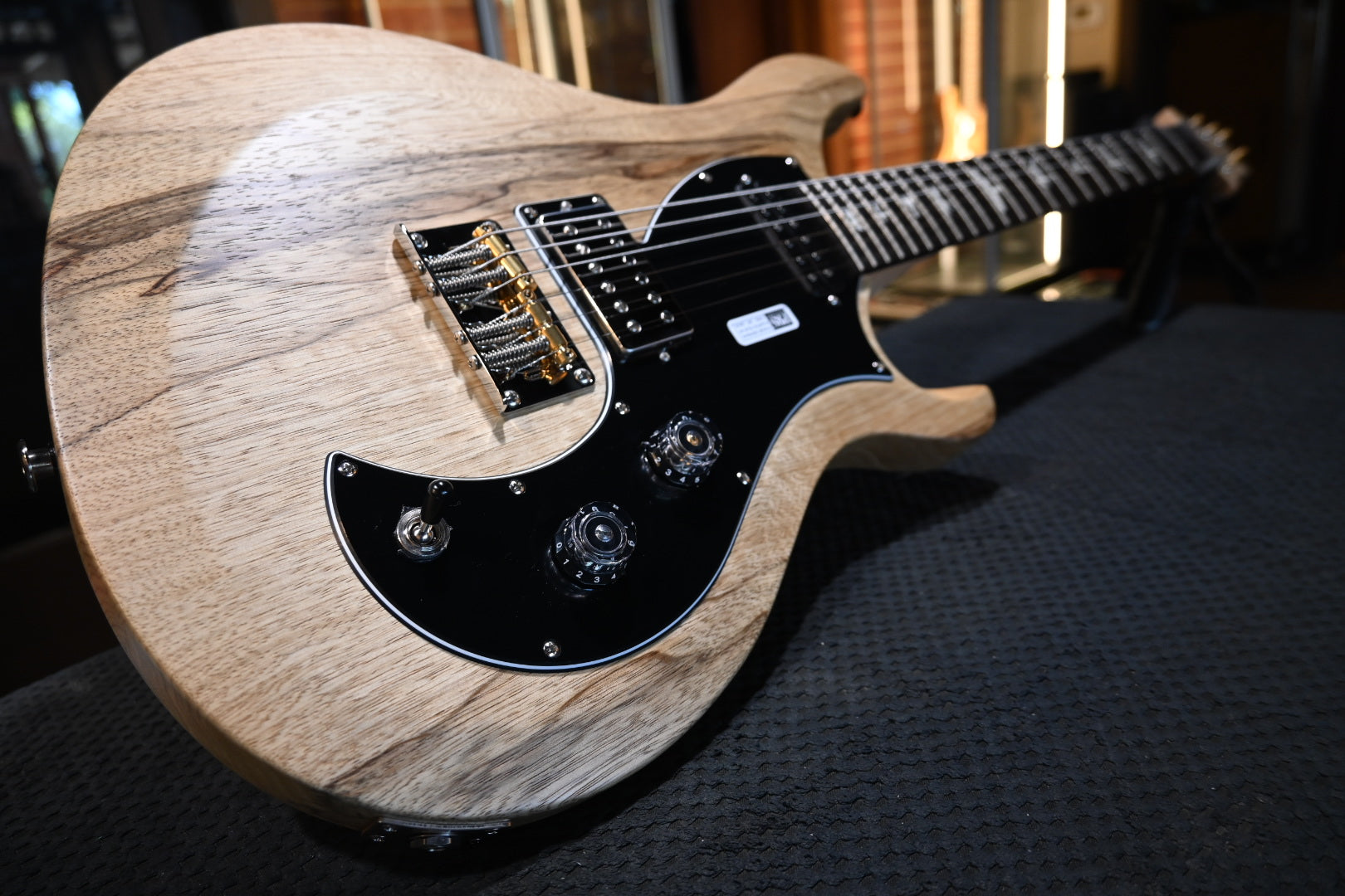 PRS S2 Vela Black Limba Limited Edition Satin - Natural Guitar #8504 - Danville Music