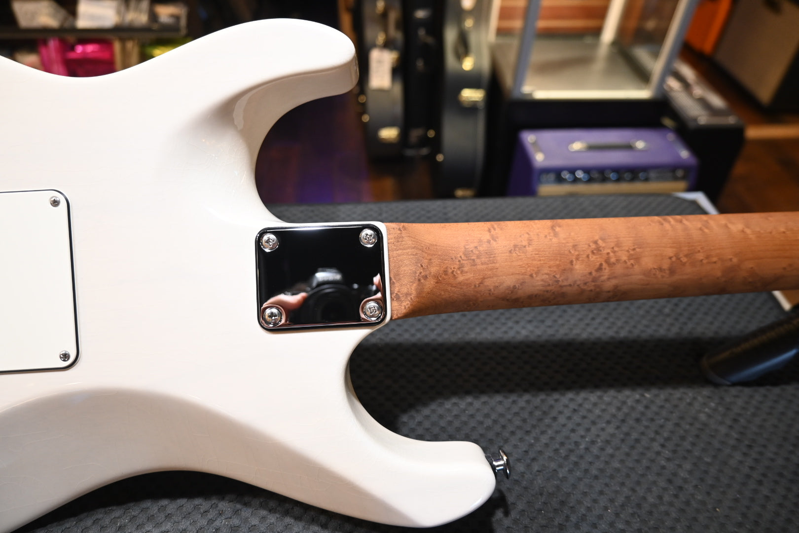 Suhr Pete Thorn Signature Series Traditional 90 - Trans White Guitar #9364 - Danville Music