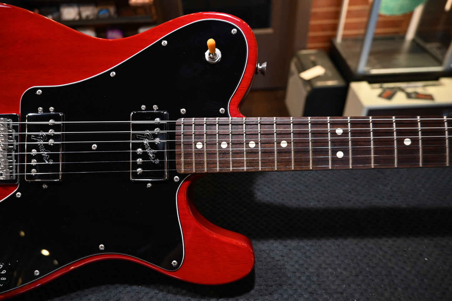 Fender Limited Edition American Professional Telecaster Deluxe - Crimson Red Guitar #5993 - Danville Music