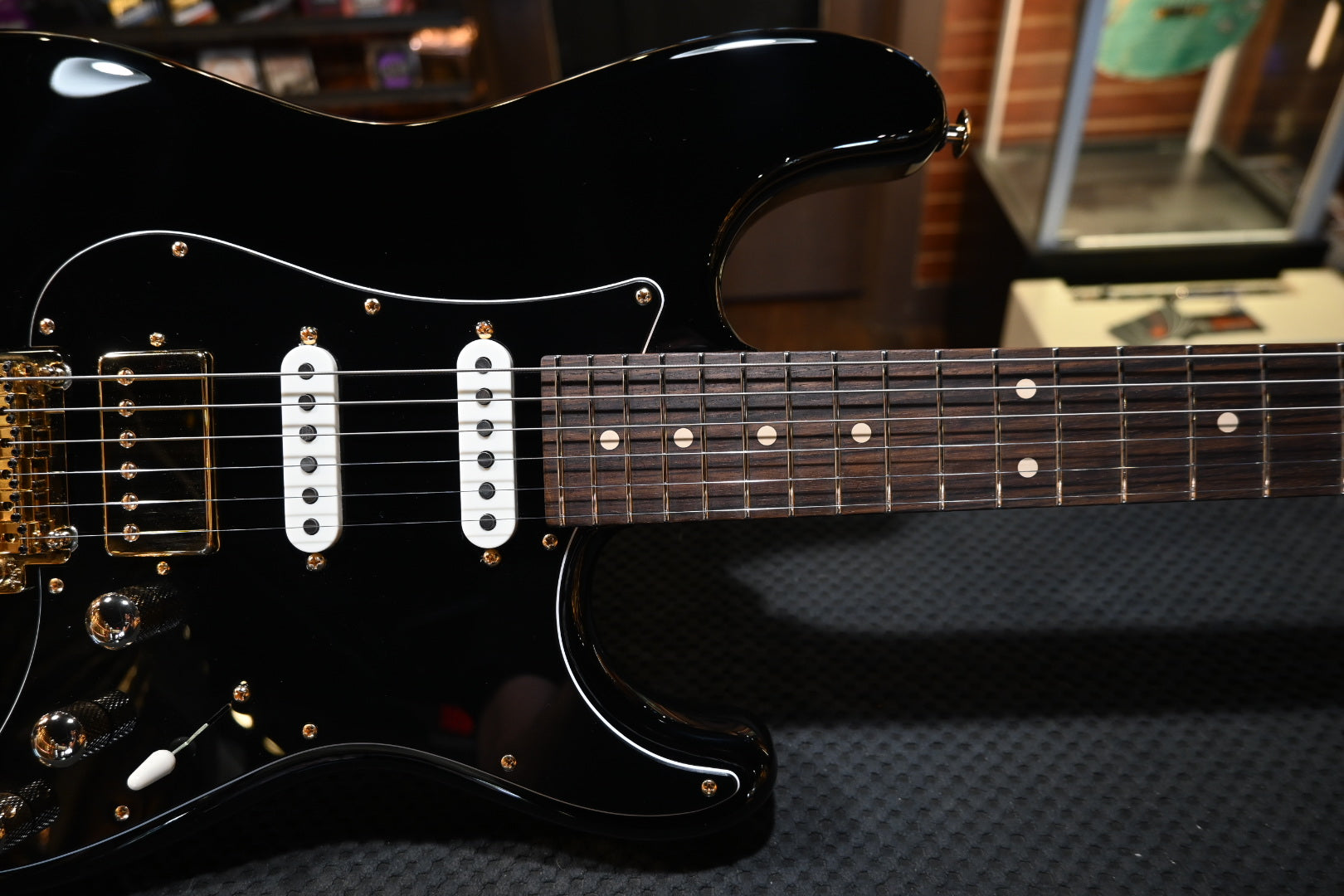 Suhr Custom Classic S - Black Guitar #2914 - Danville Music