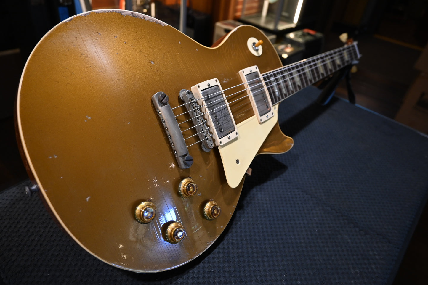Gibson Custom Shop 1957 Les Paul Standard Reissue Murphy Lab Ultra Heavy Aged - Mustard Gold Guitar #6604