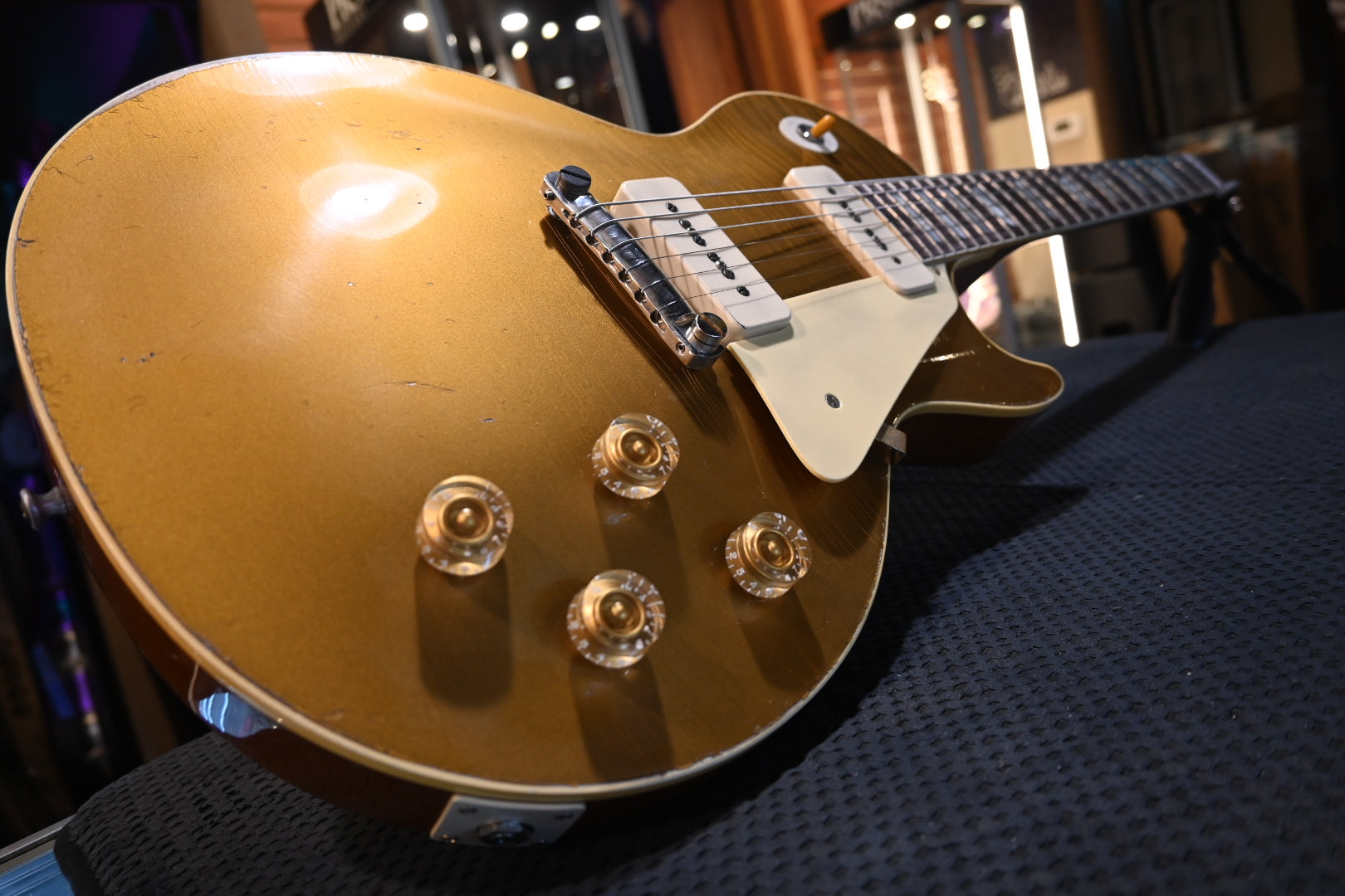 Gibson Custom Shop 1954 Les Paul Goldtop Reissue Murphy Lab Heavy Aged - Double Gold Guitar #4211 - Danville Music