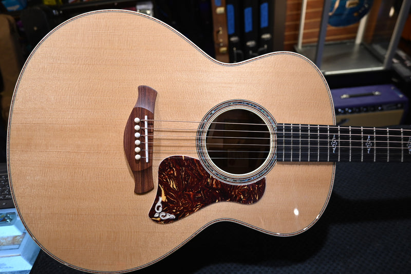 Taylor Gold Label K14ce in Natural with figured Hawaiian koa at Danville Music