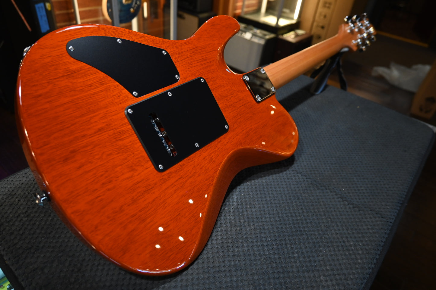Suhr Oso Figured Maple - Custom Orange Stain Guitar #9358