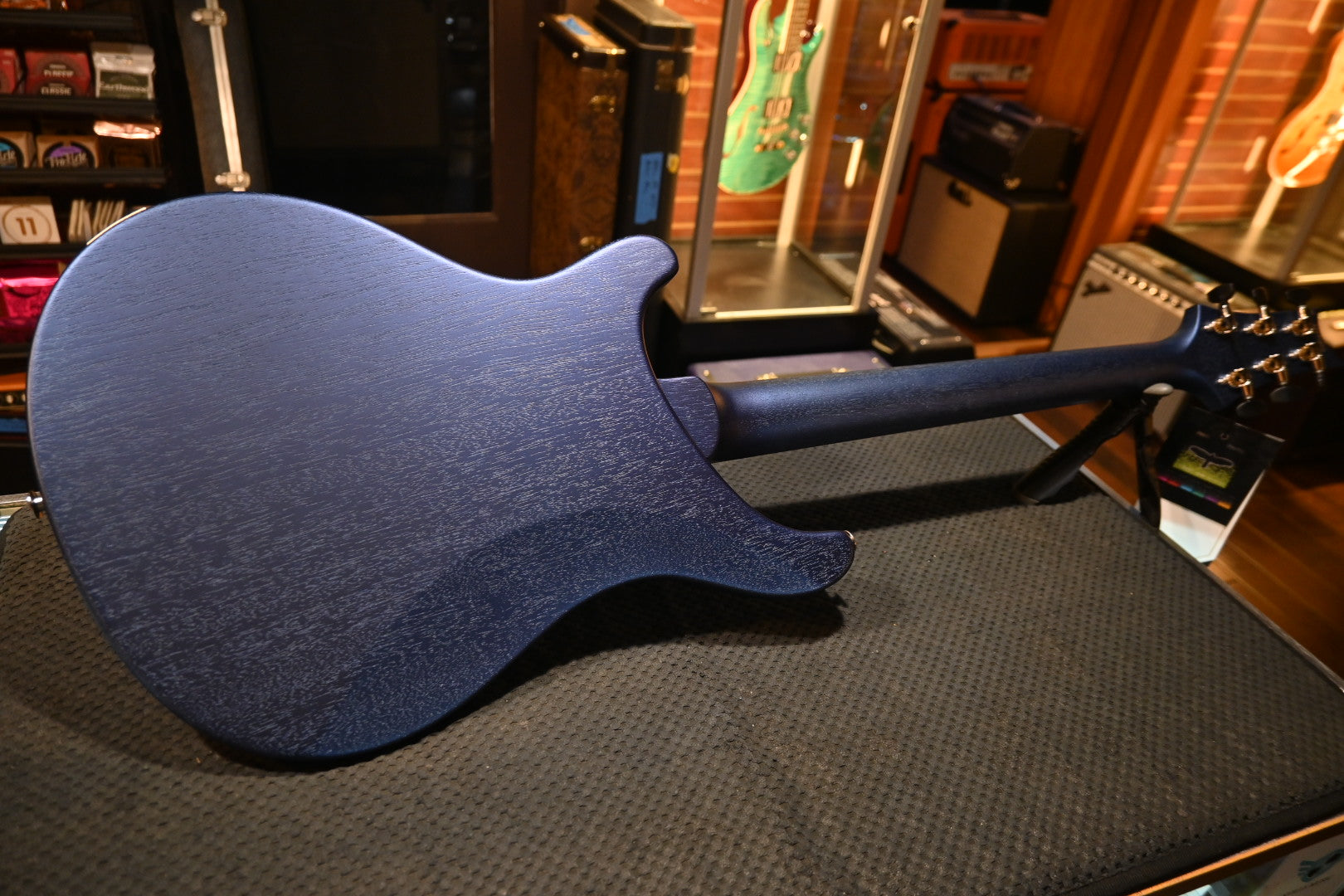 PRS S2 Vela Satin - Midnight Metallic Guitar #2570 - Danville Music