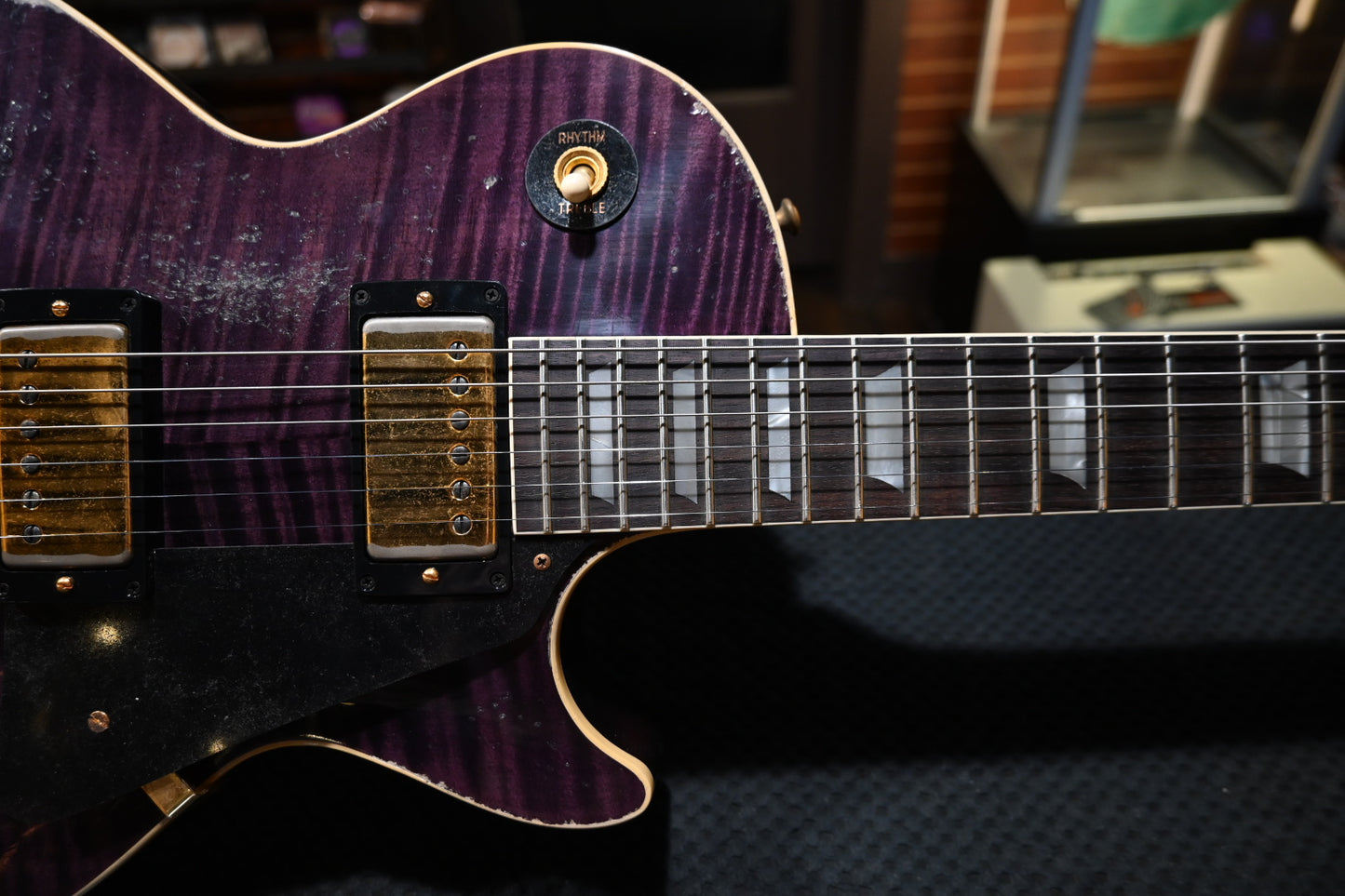 Gibson Custom Shop 1959 Les Paul Standard Reissue Purple Tiger Murphy Lab Heavy Aged - Purple Tiger Guitar #6388 - Danville Music