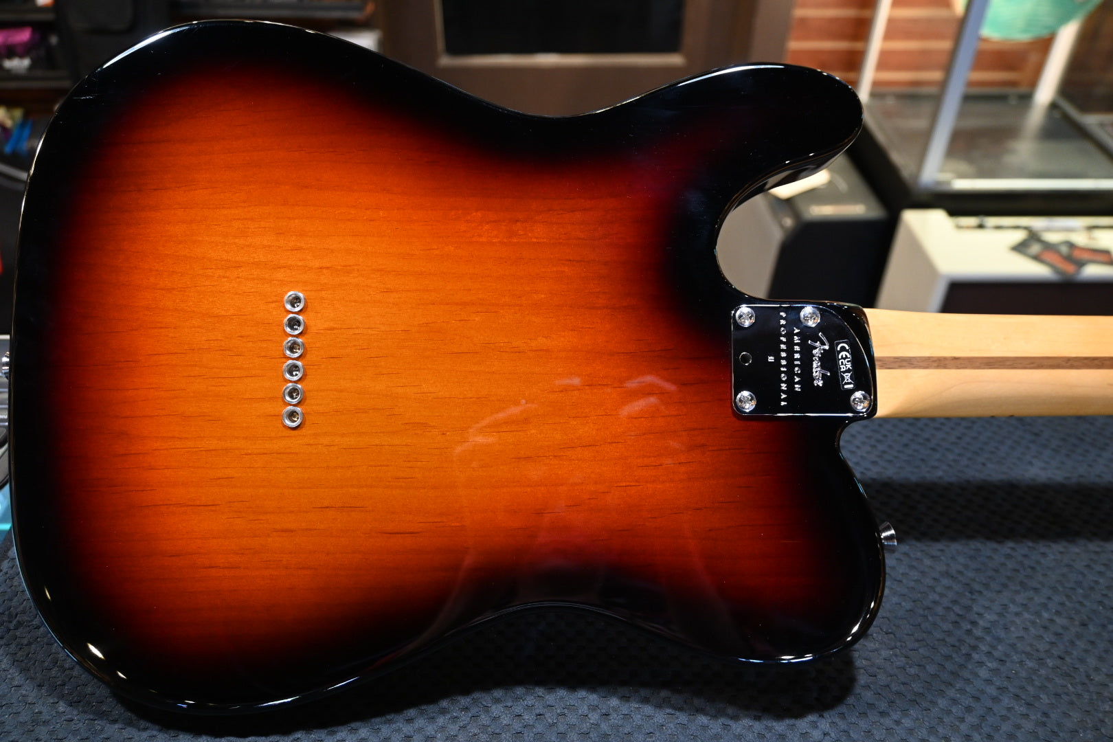 Fender American Professional II Telecaster 2024 - 3-Color Sunburst Guitar #2156 - Danville Music
