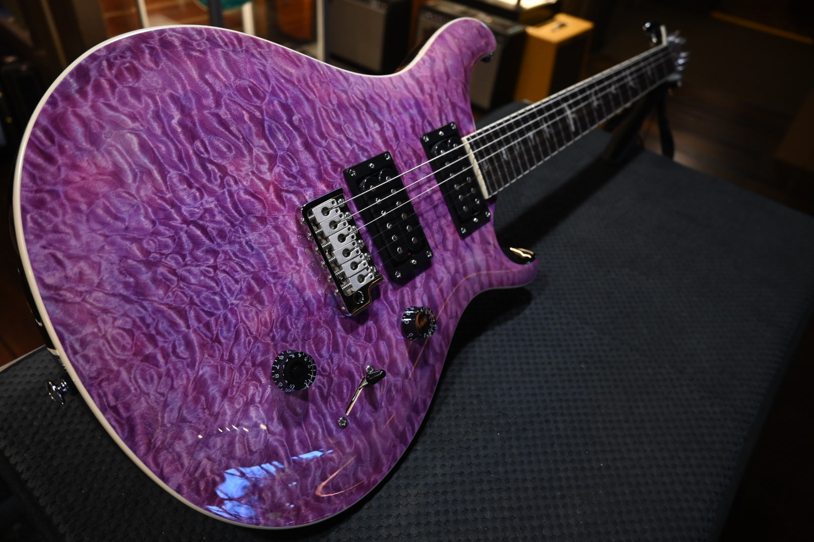 PRS SE Custom 24 Quilt - Violet Guitar #5376