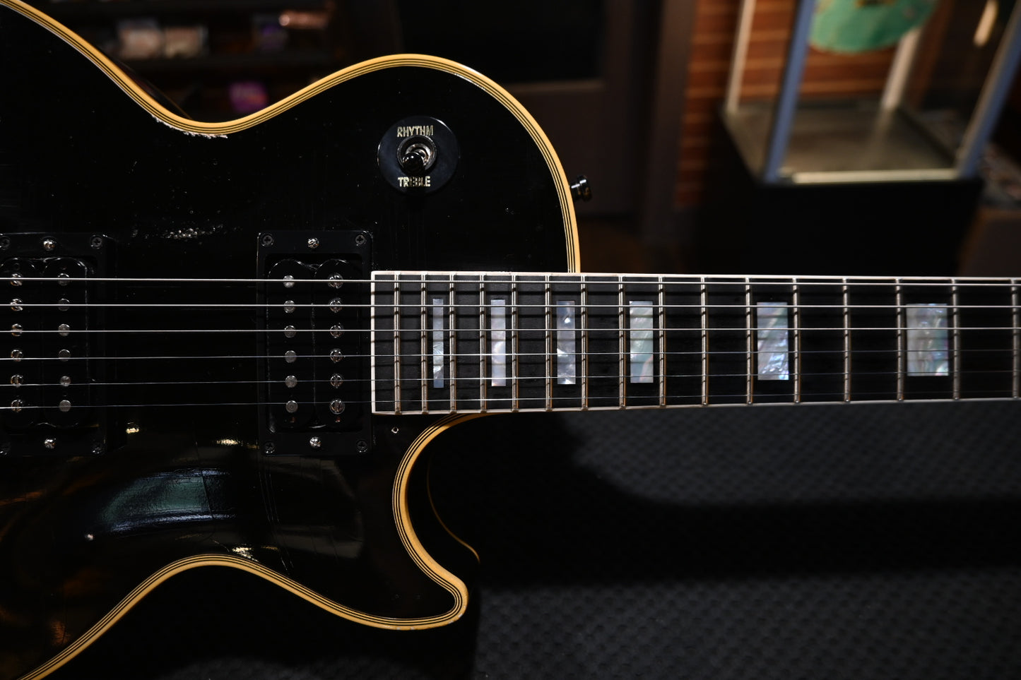 Gibson Custom Shop Kirk Hammett 1989 Les Paul Custom Murphy Lab Aged Nitro 2024 - Ebony Guitar #KH114 - Danville Music
