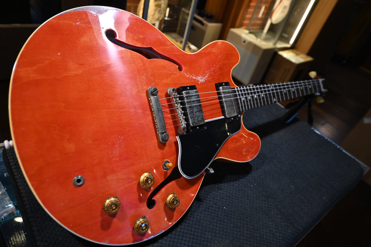 Gibson Custom Shop 1958 ES-335 Reissue Murphy Lab Heavy Aged - Watermelon Cherry Guitar #0049