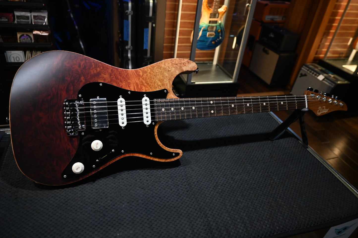 Suhr Custom Standard Maple Burl - Desert Gradient Guitar #1220 - Danville Music