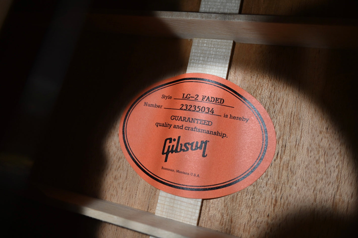 Gibson LG-2 All Mahogany Guitar #5034