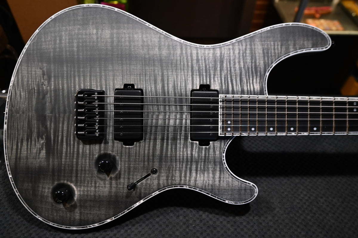 Mayones Regius 6 B28 Baritone - Antique Black Matt Guitar #8323