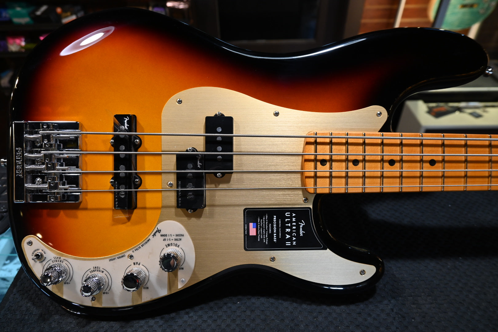Fender American Ultra II Precision Bass - Ultraburst Bass #1349 - Danville Music