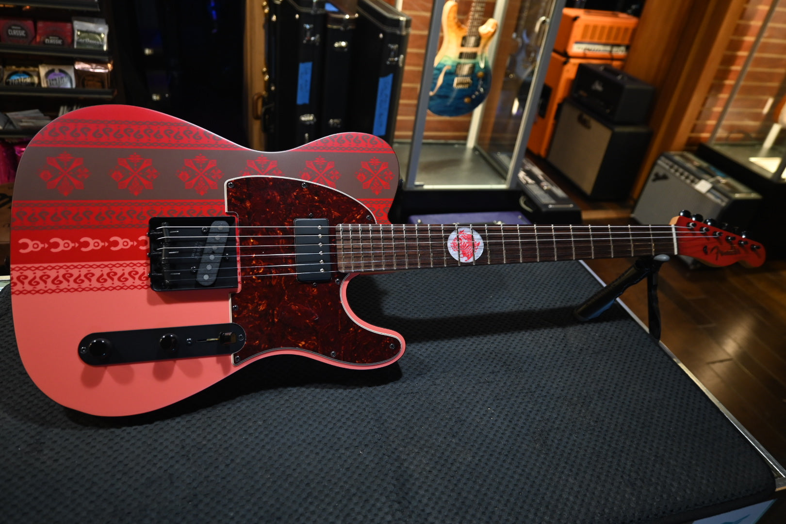 Fender Monster Hunter Rathalos Telecaster - Rathalos Red Guitar #3241 - Danville Music