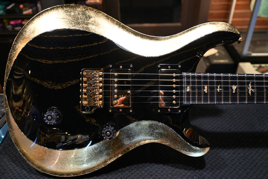 PRS Private Stock Custom 24 - Black Gold Foil Guitar #11673 - Danville Music