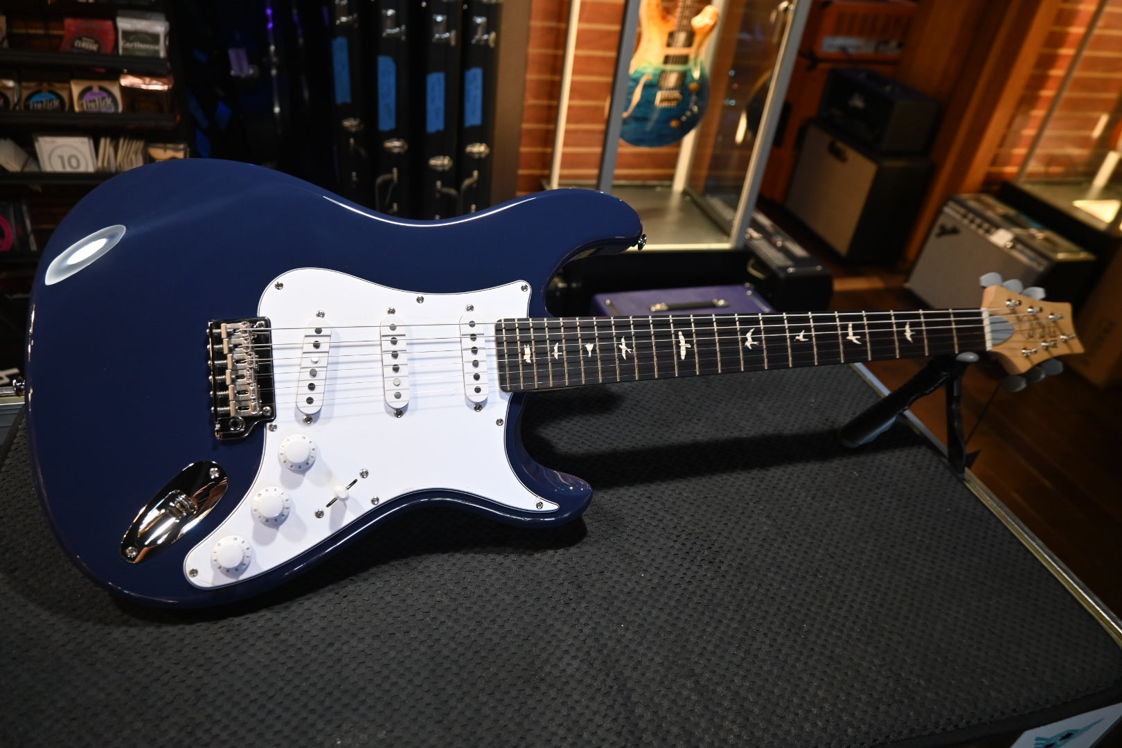 PRS SE Silver Sky - Trad Blue Guitar #5712 - Danville Music