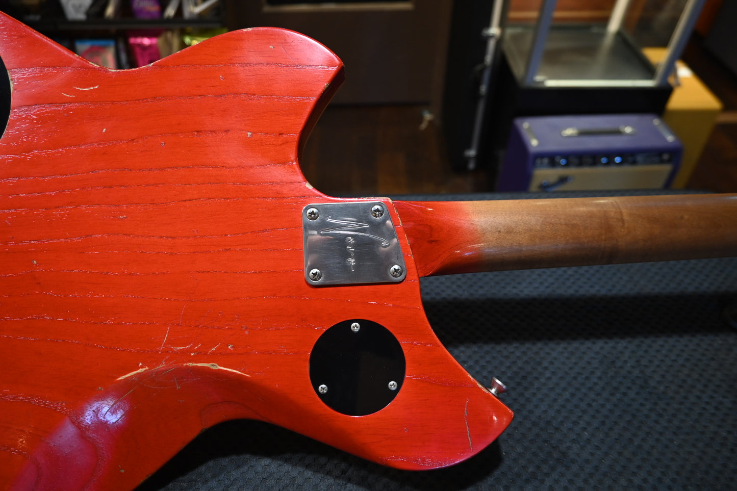 Novo Chambered Serus P2 Dealer Limited - Faded Tea Burst Guitar #5685