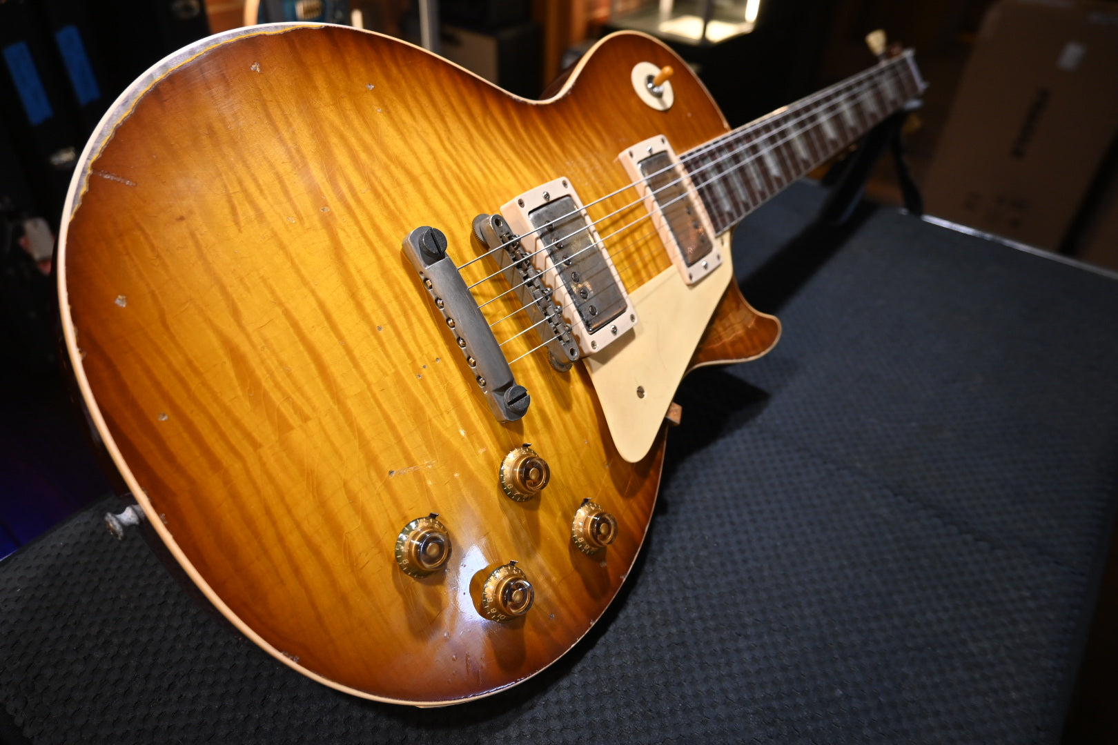 Gibson Custom Shop 1959 Les Paul Standard Reissue Murphy Lab Heavy Aged - Golden Poppy Burst Guitar #2384 - Danville Music