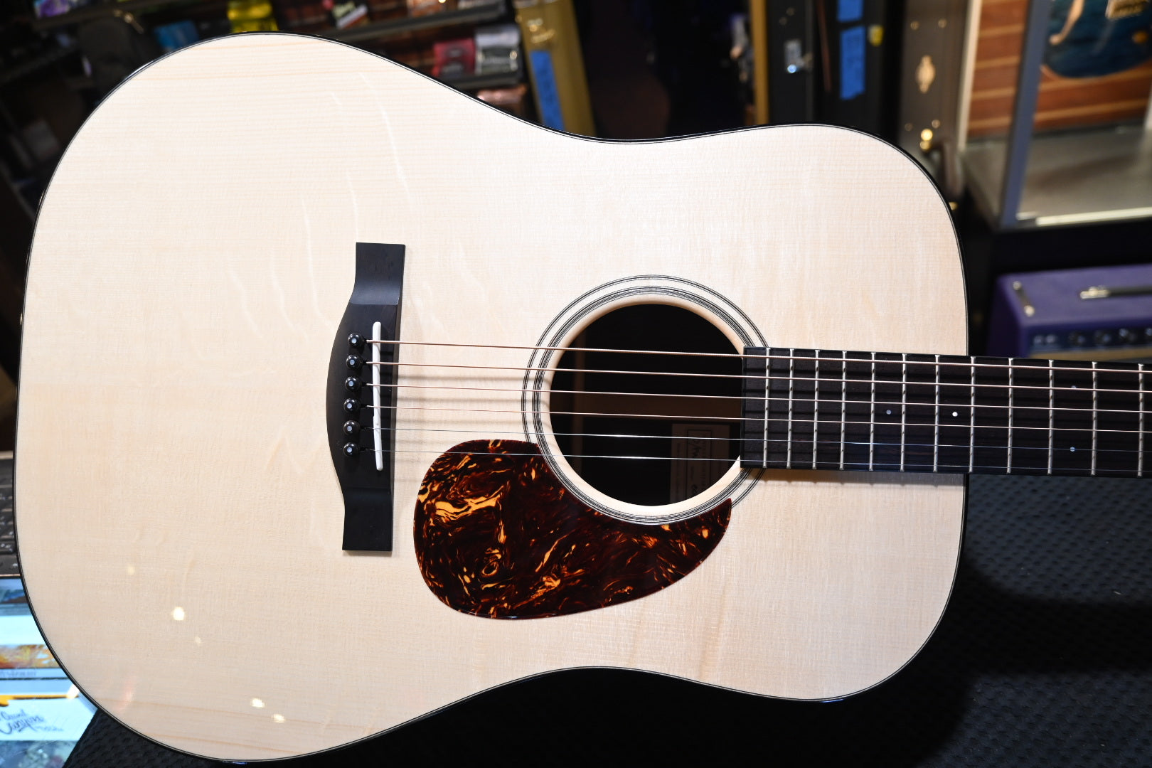 Santa Cruz Model D Pre-War Bearclaw German Spruce/Indian Rosewood Guitar #8088 - Danville Music