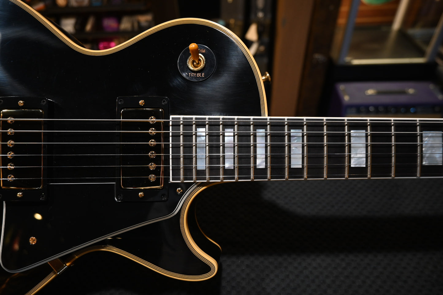 Gibson Custom Shop Les Paul Custom 2-Pickup VOS - Ebony Guitar #1904