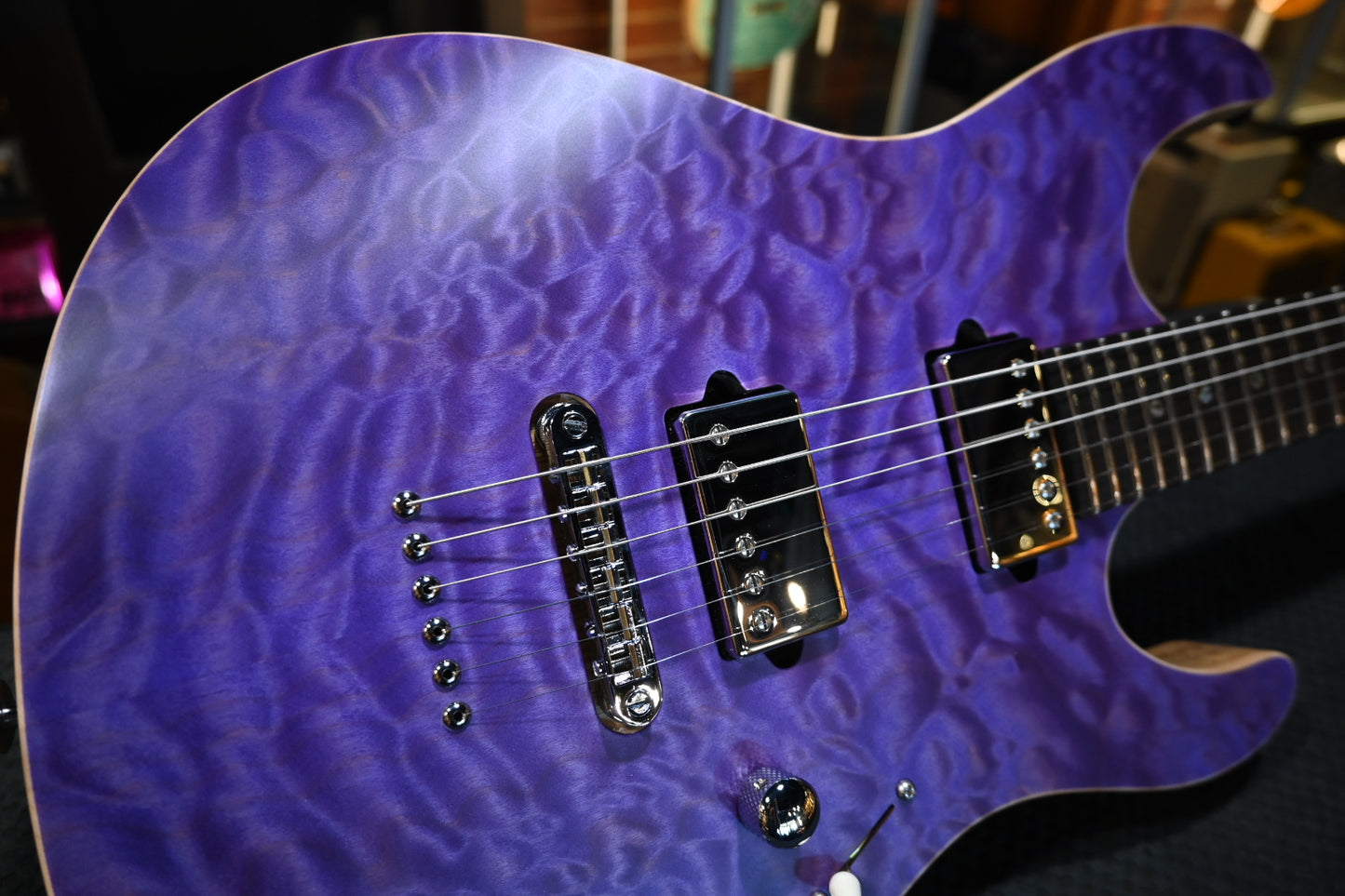 Suhr Custom Modern - Trans Purple Satin Guitar #6331 USED
