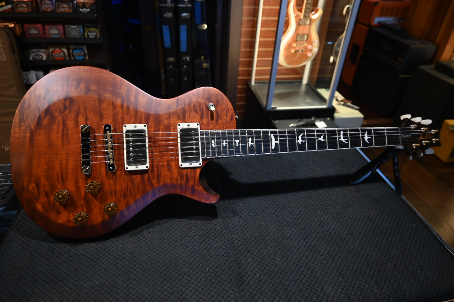 PRS Wood Library S2 McCarty SC 594 Single-Cut Quilt - Tortoise Shell Satin Guitar #8887