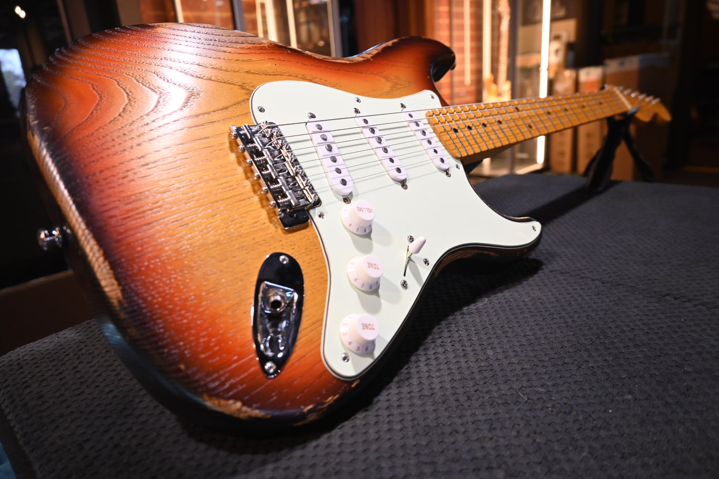 Paoletti Custom Shop Masterbuilt Stratospheric Owned By Joe Satriani - 3-Color Sunburst Guitar #3918 - Danville Music