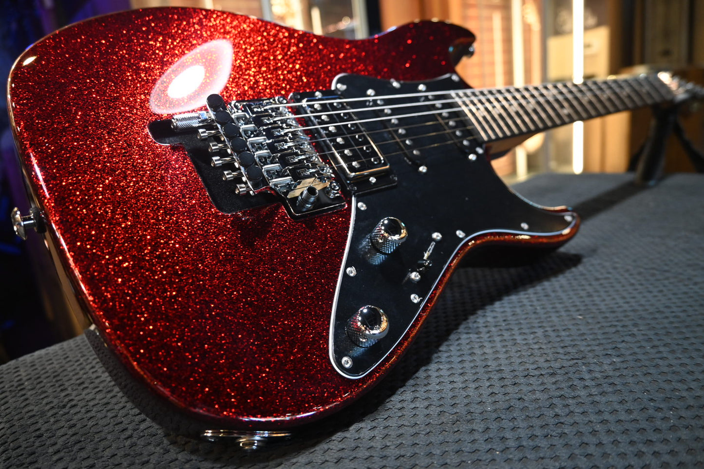 Suhr Pete Thorn Signature Series Custom HSS - Red Sparkle Guitar #9356 - Danville Music