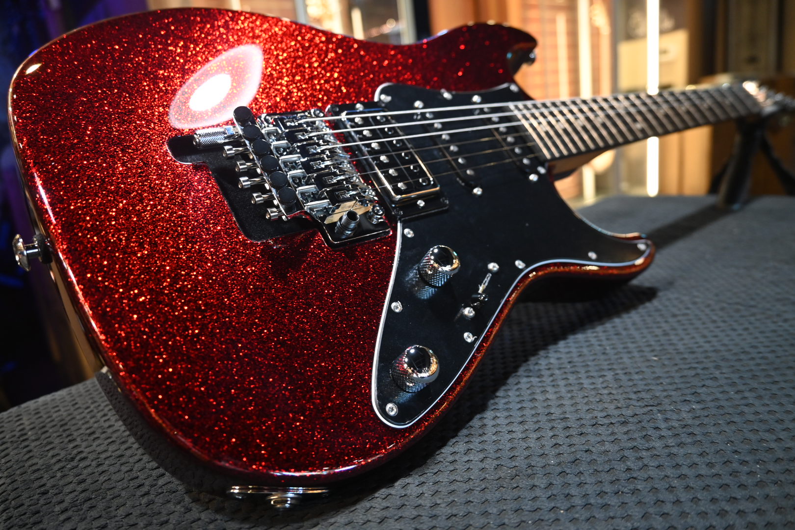Suhr Pete Thorn Signature Series Custom HSS - Red Sparkle Guitar #9356 - Danville Music