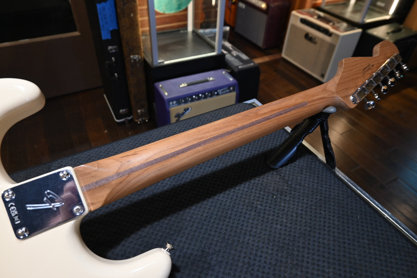 Fender Limited Edition Player II Stratocaster Roasted Maple - Olympic White Guitar #7764 - Danville Music