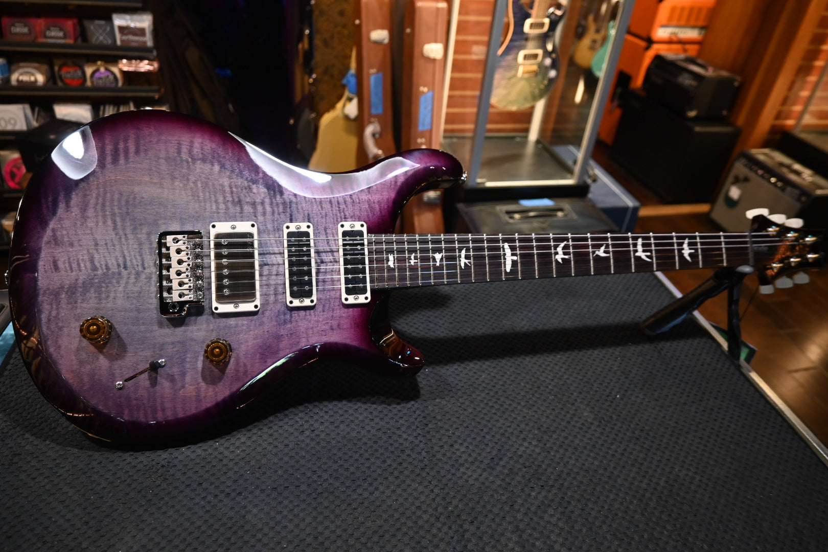 PRS S2 Studio - Faded Gray Black Purple Burst Guitar #0574 - Danville Music