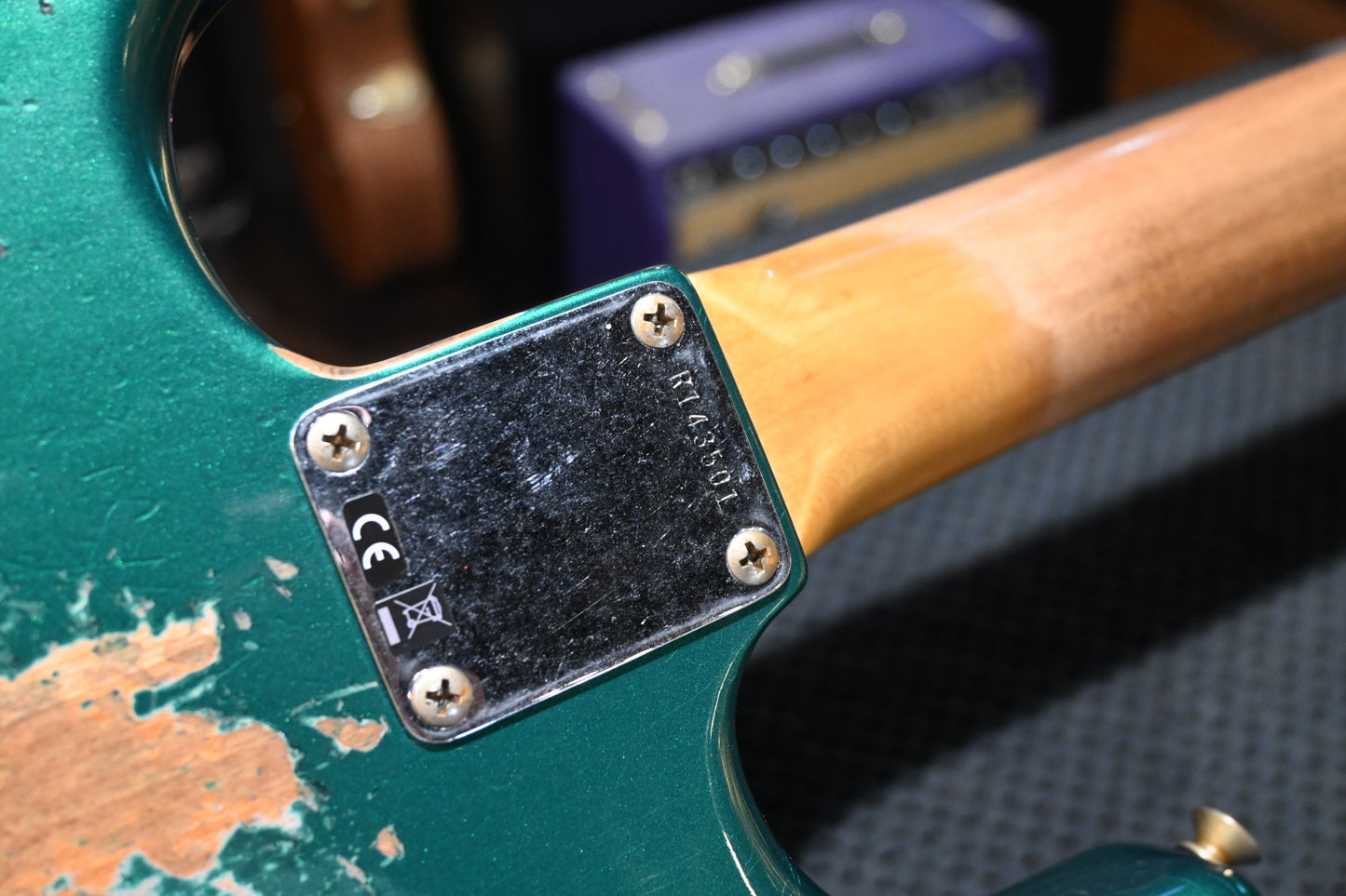 Fender Custom Shop Custom 1959 Stratocaster Heavy Relic - British Racing Green Guitar #3501