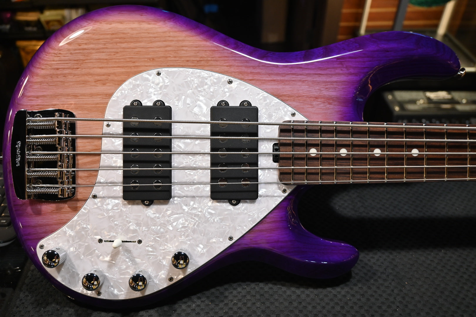 Music Man Stingray Special 5 HH - Purple Sunset Bass #4963 - Danville Music