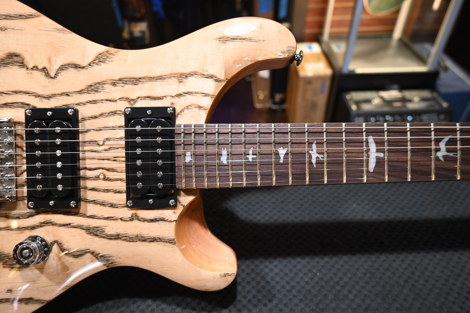 PRS SE “Exotic” Custom 24 Swamp Ash Limited Edition - Natural Guitar #6238 - Danville Music