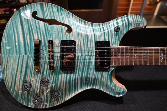 PRS Wood Library McCarty 594 Semi-Hollow Danville Music 35th Anniversary Artist Top 2025 - Bahamian Blue Guitar #8200