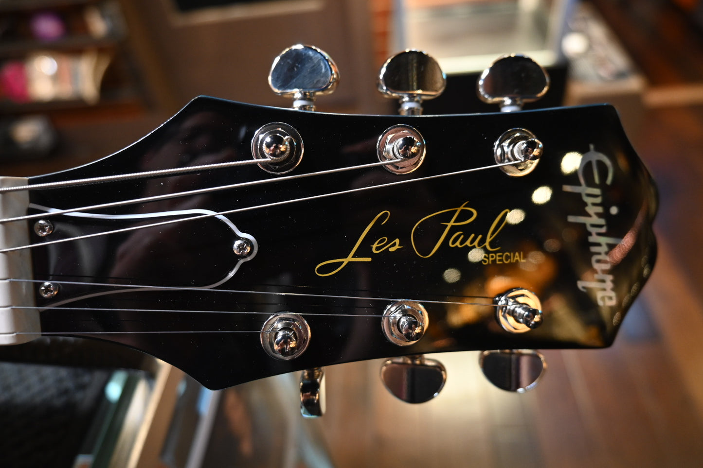 Epiphone Les Paul Special Double Cut Figured - Ocean Water Guitar #5245 - Danville Music